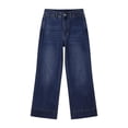 thumbnail image 4 of Wide Leg Jeans for Women Fashion High Waisted Stretchy Denim Pants with Pocket Loose Cropped Trouser Jeans, 4 of 6