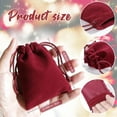 thumbnail image 2 of 5" x 8"  Satin Gift Bags, Jewelry Bags, Wedding Favor Drawstring Baby Shower Christmas 20 per Pack, 2 of 7