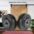 2Pcs Sliding Barn Door Wheel Heavy Duty Window Pulley Roller