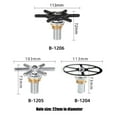 thumbnail image 2 of facefd Glass Rinser Head Stainless Steel Bar Glass Rinser Faucet Head Rinser for Beer Glass Coffee Cup, 2 of 8
