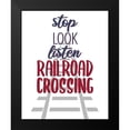 thumbnail image 2 of Allen, Kimberly 20x24 Black Modern Framed Museum Art Print Titled - Railroad Track 3 V2, 2 of 5