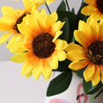 thumbnail image 1 of Tal simulación girasol escandinavo poner un montón de girasoles boda hogar fotografía suelo girasol 7 cabeza girasol ZefeiWu 8390613885807, 1 of 1
