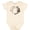 Natural, variant on Inktastic Cute Ferret Heart Boys or Girls Baby Bodysuit