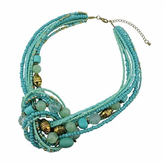Bocar Statement Seed Beads Necklace for Women Multilayer beaded Collar Necklace (NK-10345)