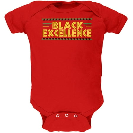 - Black History Month Excellence Pan African Colors Soft Baby One Piece