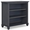 Evolur Madison Mini Hutch/Bookcase, Weathered Gray