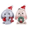 thumbnail image 1 of 2 Pcs Mini Christmas Resin Ornaments Decorative Micro Landscape Decor Miniature, 1 of 7