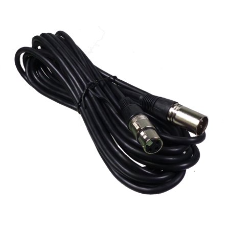 25 Foot Microphone cord with XLR Male/Female