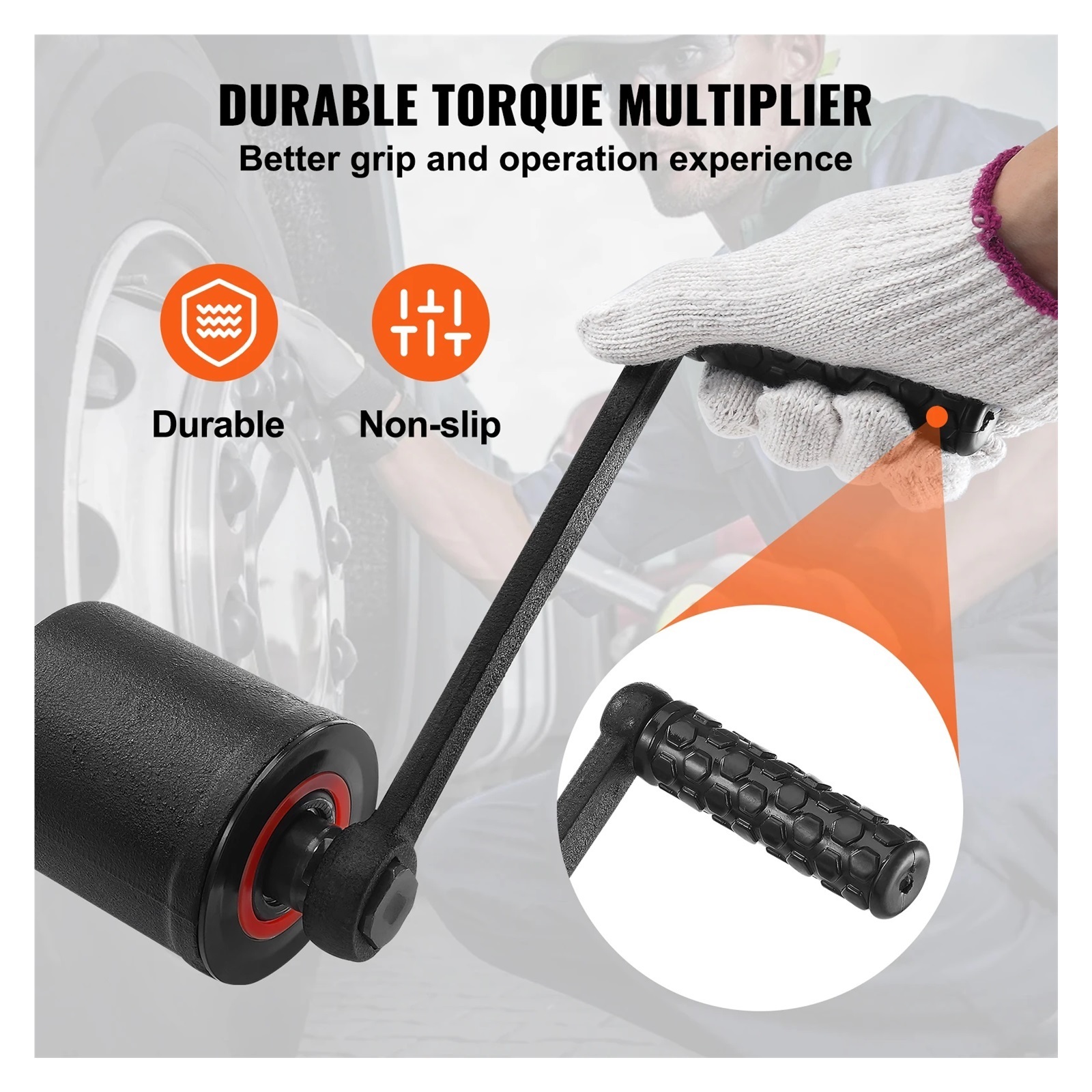 Torque Wrench Set Socets Multiplier Drive Lug Nut Wrench Heavy Duty Torque Multiplier with Case