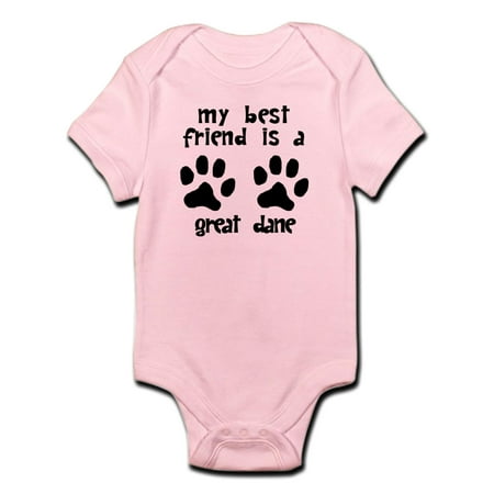 

CafePress - My Best Friend Is A Great Dane Body Suit - Baby Light Bodysuit