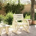 thumbnail image 3 of vidaXL Patio Chair 22.8"x22.8"x30.9" Solid Wood Fir, 3 of 8