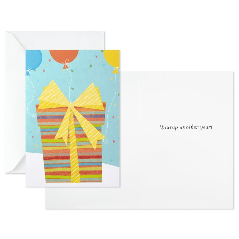 Hallmark Assorted Birthday Cards (Birthday Icons, 12 Cards and Envelopes) 