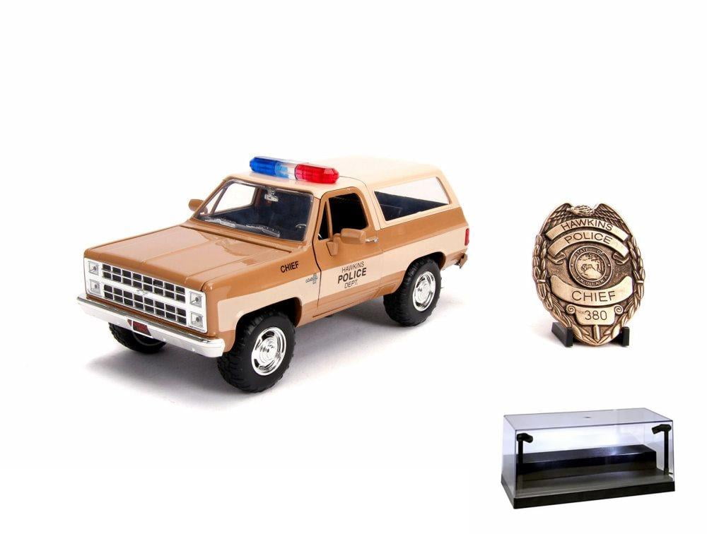 Diecast Car w/Display Case Chevy Blazer w/Police Badge, Stranger