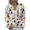 136White174, variant on Halloween Cardigan Sweaters For Women Pumpkin Skeleton Print Long Sleeve Button Down Sweater Daily Wear Relaxed Fit Fall Tops For Women,Size L