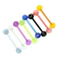 thumbnail image 4 of hengtong 4x8psc Assorted Color Acrylic Barbell Ball Nipplering Studs 1.8mm 4 Pcs, 4 of 9