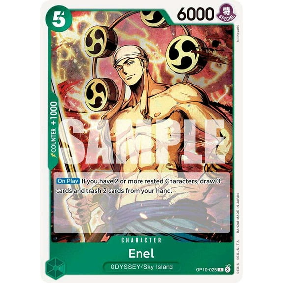 One Piece Royal Blood Rare Enel OP10-025