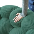 thumbnail image 4 of Bubble Couch Modern, Oversized Curved Couches, Lazy Floor Sofa, Green Bubble Couch Set, Modern Upholstered Comfy Mesh Fabric 3D Honeycomb Shape Couches for Living Room, Office, Apartment, 4 of 6