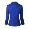 thumbnail image 4 of MixMatchy Women's Classic Casual Work Solid Color Knit Blazer, 4 of 4
