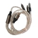 thumbnail image 1 of Methold Cable RGB tres en para dispositivos con USB C brillante, tipo brillante, cable de luz LED, carga para teléfonos móviles brillantes. Cargadores de dispositivos electrónicos específicos, 1 of 6