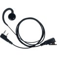 thumbnail image 1 of Auriculares giratorios en forma de C con micrófono y PTT, compatibles con Baofeng UV-5R, BF-888S, BF-F8HP, BF-F9, UV-82, UV-82HP y UV-82C., 1 of 4