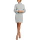 thumbnail image 3 of Vestido de suéter de gran tamaño suelto informal de manga larga con cuello alto para mujer vestidos de suéter de invierno suave Xemadio WMZL-2283-40, 3 of 6