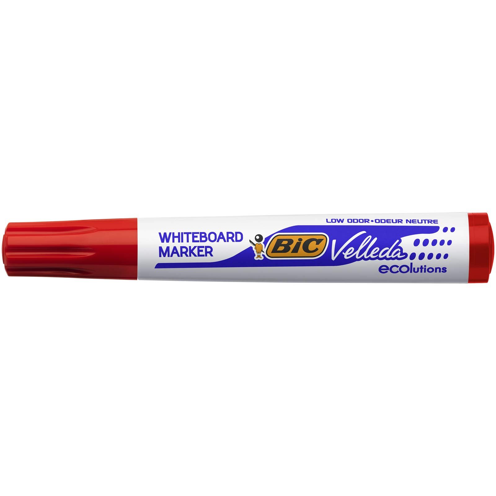 BIC Velleda 1701 ECOlutions Whiteboard Pens - Red, Box of 12