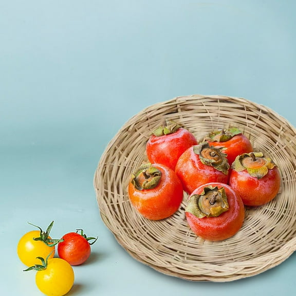 4 Pcs Paper Plate Holder 10 Inch Round Woven Plate Holder Reusable Paper Plate Holders For Picnic Party Baking trays & trays