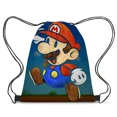 thumbnail image 2 of Mario's Surrounding Drawstring Bag Drawstring Pocket Primary and Secondary School Students Storage Bag Sports Fitness Backpack, 2 of 5