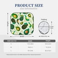 thumbnail image 3 of Picia Green Avocado 2 Piece Car Windshield Sun Shade Foldable | Foldable Sun Shield for Front Window Blocks UV Rays and Keeps Your Vehicle Cool-Small, 3 of 7