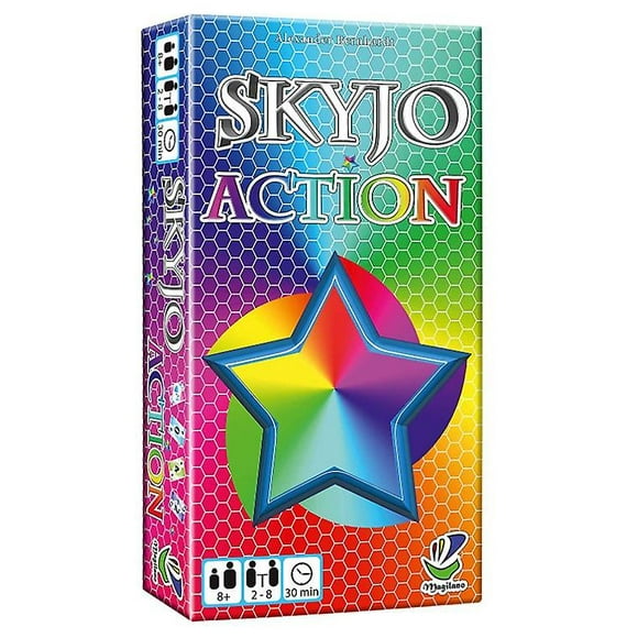 Skyjo Action Card Games Board Games Family Party Card Games Christmas Games Solitaire Holiday Props