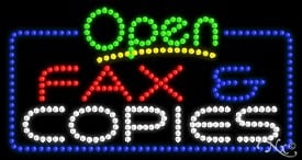 Open LED Sign High Impact, Energy Efficient