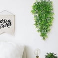 thumbnail image 4 of Artificial Hanging Plants, Ongmies Faux Eucalyptus Leaf Greenery Vine Plant, Artificial Hanging Vine Plants, Plastic Plants for Home, Garden & Wedding Decoration, 4 of 9
