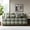 Plaid Grey, variant on Ridge Daybed Cover Set - Cabin Lodge Plaid Herringbone Print Reversible Design, All Season Luxury Bedding with Bedskirt, Matching Shams, Decorative Pillow, 39"x75", Grey 6 Piece