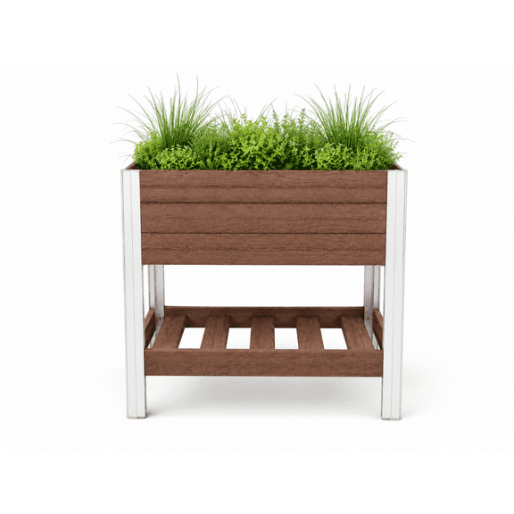 Vita Urbana 18" x 30" Raised Vinyl Sprout Farm, Espresso Brown, VT17519