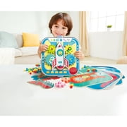Hape: Cogworks Experimental Playset - Stem Engineering Toy, Changing Robot Boards, Moving Parts-Pins-Gears, Physics & Scientific Learning, Child Age 3+