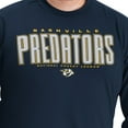 thumbnail image 5 of Men's G-III Sports by Carl Banks Navy Nashville Predators Adaptive Mesh Effect Long Sleeve T-Shirt, 5 of 6