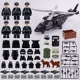 thumbnail image 4 of SWAT Team Special Forces 6 Custom Minifigures + Helicopter - D3, 4 of 6