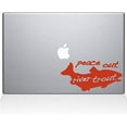 thumbnail image 1 of The Decal Guru Paix Out Rivière Truite MacBook Autocollant Vinyle - 12" MacBook - Orange (1146-MAC-12M-P), 1 of 1
