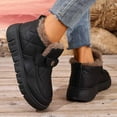 thumbnail image 6 of Gyexs Snow Boots for Women Wide Width Winter Shoes for Men Soft Sole Thickened Warm Boots for Cold Weather Z01 Black Size 8, 6 of 9