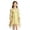 b-203Yellow90, variant on MEZZALL Kids Girls Dress Elegant Printed Polka Irregular Tutu Party Gown For Boho Dresses