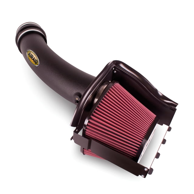Airaid 400-272 Cold Air Intake Cold Air Dam (CAD) Black Polyethylene Tube; Red SynthaFlow Filter; With Heat Shield