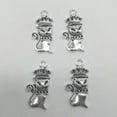 thumbnail image 2 of U8MO 20/40pcs cat antique silver charms pendants jewelry marking DIY 31*15mm-20pcs, 2 of 8
