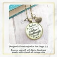 thumbnail image 4 of To Granddaughter Necklace Love Between Grandma Gutsy Goodness Adult Female Bronze Metal, 4 of 8