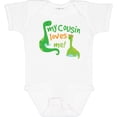 thumbnail image 3 of Inktastic My Cousin Loves Me Dinosaur Boys or Girls Baby Bodysuit, 3 of 5