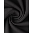 thumbnail image 5 of INSPIRE CHIC Women's Work Maternity Dresses Semi Formal Short Sleeves V-Neck Front Pleated Office Pregnancy Business Dress M Black, 5 of 6