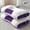 Purple:19''*29''SJZ, variant on Two luxury pillow inserts, washable zipper covers included. Resist flattening, skin-friendly & cooling year-round for sound sleep(blue)