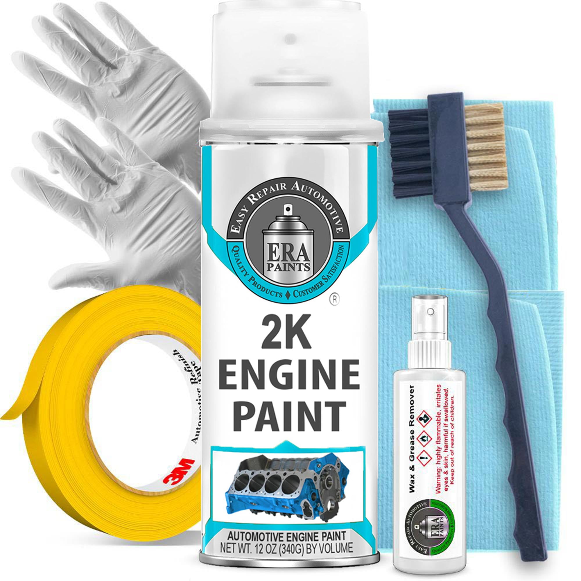For Ford Blue Engine Paint Kit 2K High Temp Premium Spray Paint