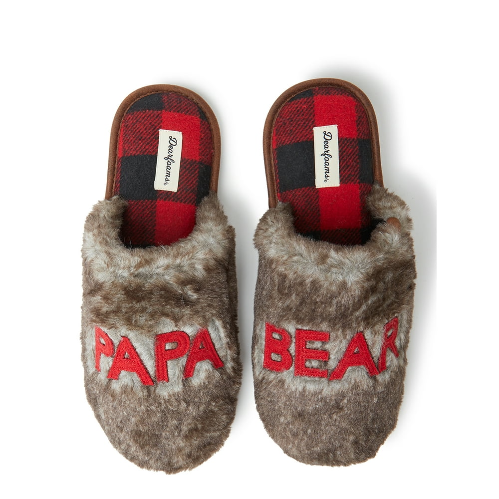 papa bear dearfoam slippers