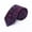 Dark Purple, variant on Men Vintage Pattern Necktie Smooth Woven Formal Suit Tie Elegant Floral Printed Tie For Wedding Business Prom Party Orange