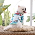 thumbnail image 3 of Camiseta de playa para mascotas, estilo hawaiano, para perros, con estampado de cocoteros, ropa para perros 746, 3 of 6